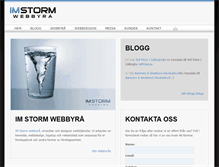 Tablet Screenshot of imstorm.com